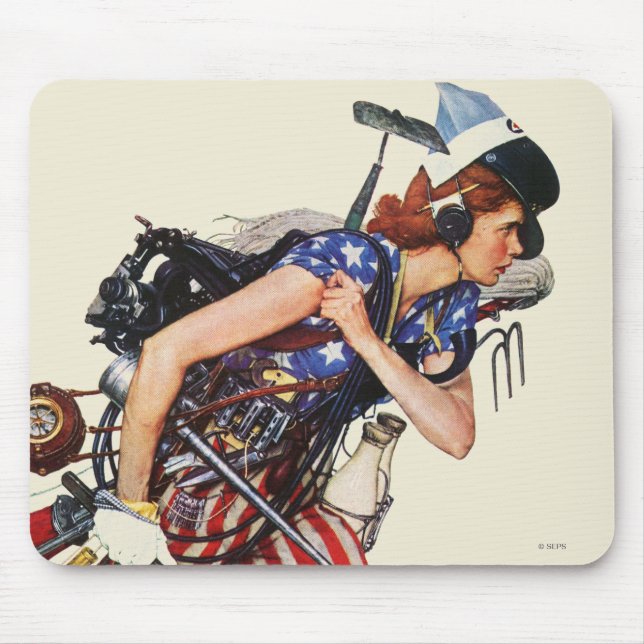 Rosie to the Rescue Mouse Mat (Front)