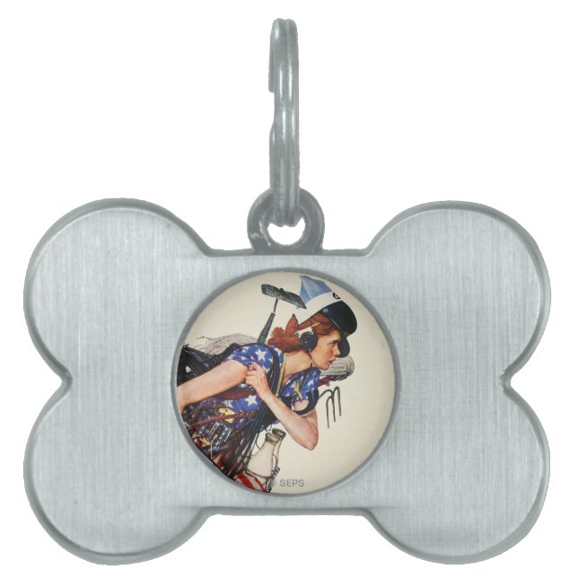 Rosie to the Rescue Pet ID Tag (Front)