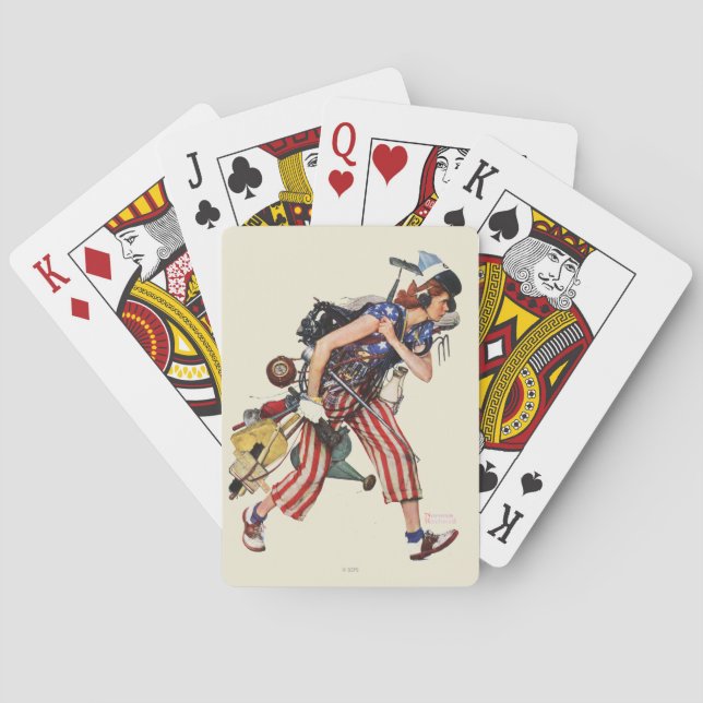 Rosie to the Rescue Playing Cards (Back)