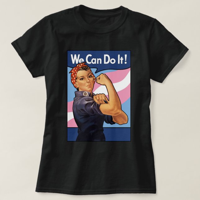 Rosie Transgender Pride T-Shirt (Design Front)