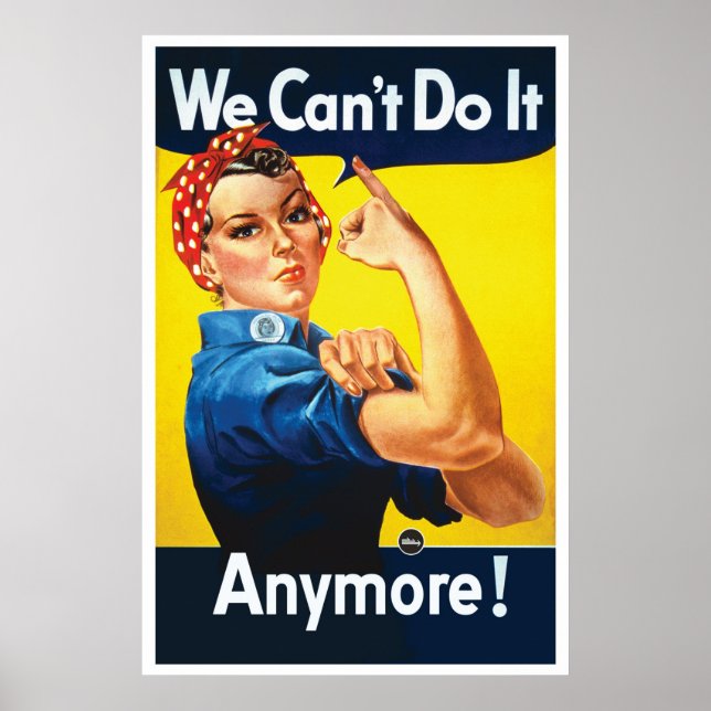 Rosie Unriveted: We Can't Do it Anymore LARGE Poster (Front)