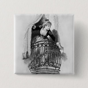 Rosine 15 Cm Square Badge