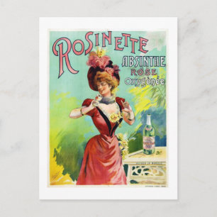 Rosinette Absinthe Postcard