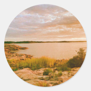 Roslagen - Summer in the swedish archipelago Classic Round Sticker