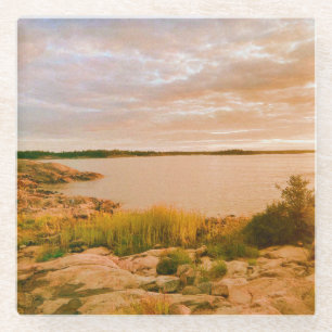 Roslagen - Summer in the swedish archipelago Glass Coaster