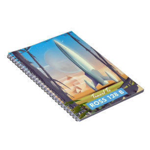 Ross 128 B Science fiction poster Notebook