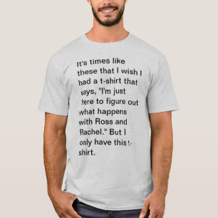 Ross and Rachel meta t-shirt