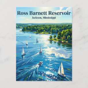 Ross Barnett Reservoir Mississippi Postcard