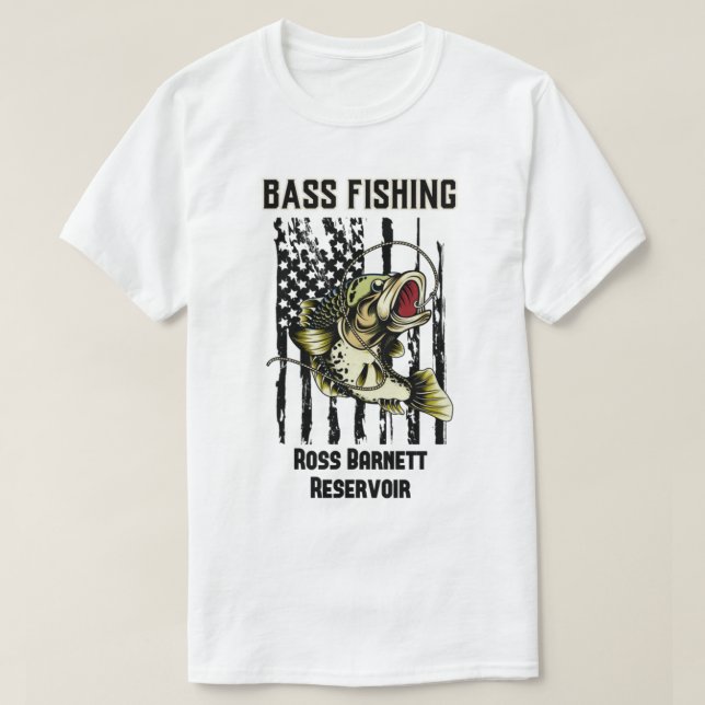 Ross Barnett Reservoir Mississippi T-Shirt (Design Front)
