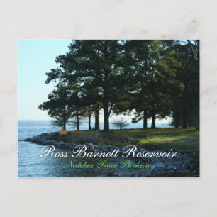 Ross Barnett Reservoir on Natchez Trace Parkway Postcard