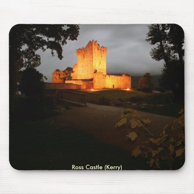 Ross Castle at  Night Mouse Mat (Front)