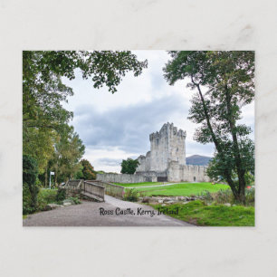 Ross Castle, Kerry, Ireland, Postcard