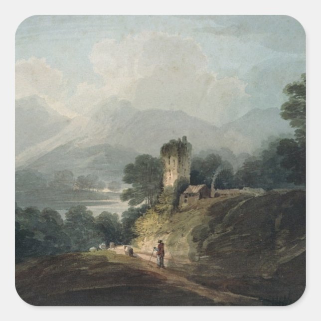 Ross Castle, Killarney, County Kerry Square Sticker (Front)