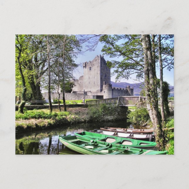 Ross Castle Killarney Postcard (Front)