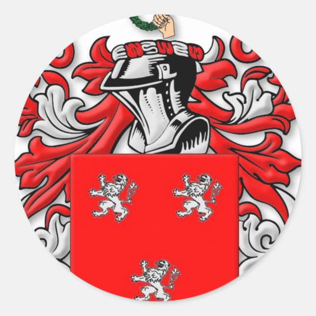 Ross Coat of Arms Classic Round Sticker (Front)