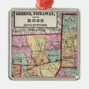 Ross Counties Metal Tree Decoration