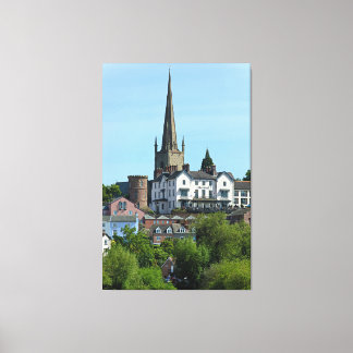 Ross-On-Wye The Birthplace of Tourism Canvas Print