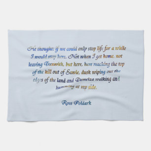 Ross Poldark Tea Towel