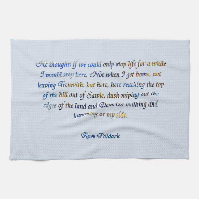 Ross Poldark Tea Towel (Horizontal)