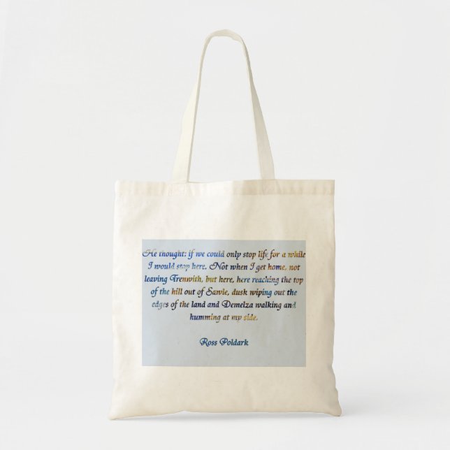 Ross Poldark Tote Bag (Front)