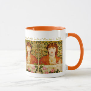 Rossetti Regina Cordium  CC0505 Pre-Raphaelite Mug
