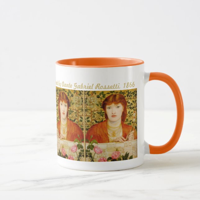 Rossetti Regina Cordium  CC0505 Pre-Raphaelite Mug (Right)