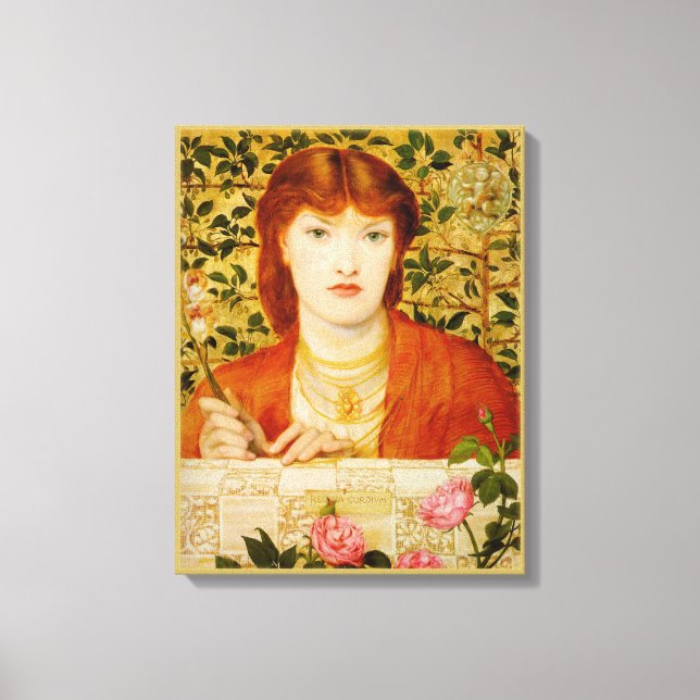 Rossetti Regina Cordium CC0654 Canvas Print (Front)