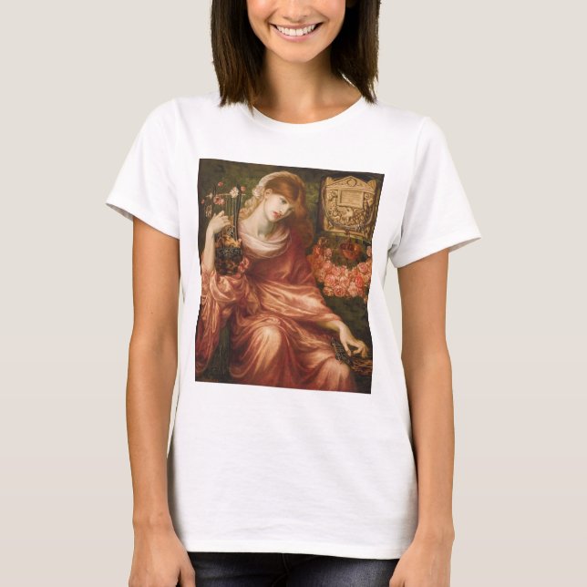 Rossetti Roman Harp Player T-Shirt (Front)