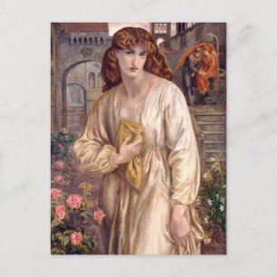 Rossetti Salutation of Beatrice CC0646 Postcard