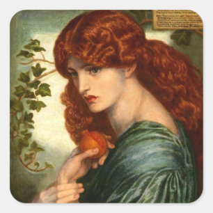 Rossetti's Proserpine Square Sticker
