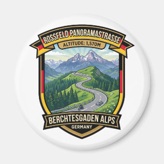 Rossfeld Panoramastraße Germany Mountain Drive Magnet