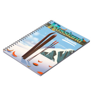 Rossland Canada travel poster. Notebook