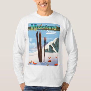 Rossland Canada travel poster. T-Shirt