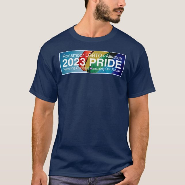 Rossmoor LGBTA Pride 2023 Colour Unisex T-Shirt (Front)