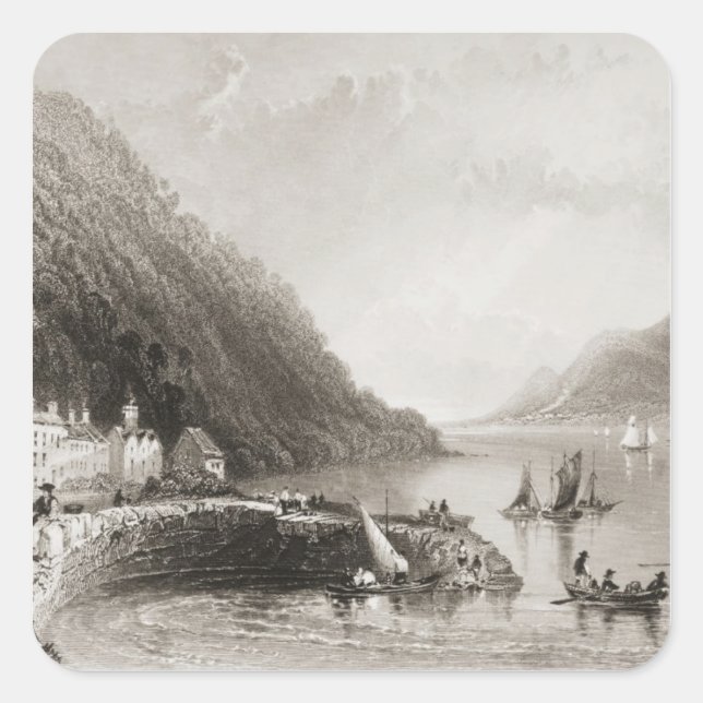 Rosstrevor Pier Square Sticker (Front)