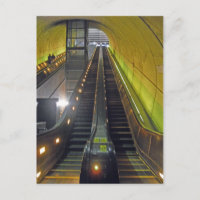 Rossyln Metro Station Escalators Arlington VA