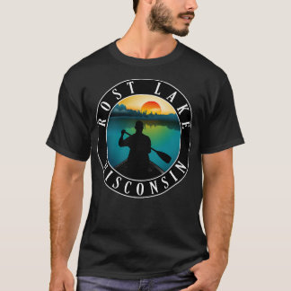 Rost Lake Wisconsin Canoeing T-Shirt