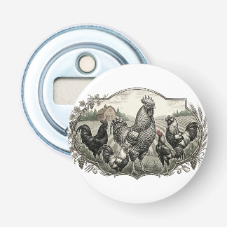 Roster in the farm bottle opener