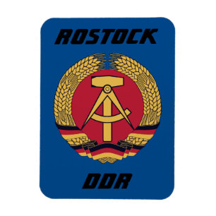 Rostock, DDR, Rostock, Socialist East Germany Magnet