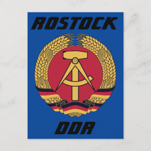 Rostock, DDR, Rostock, Socialist East Germany Postcard