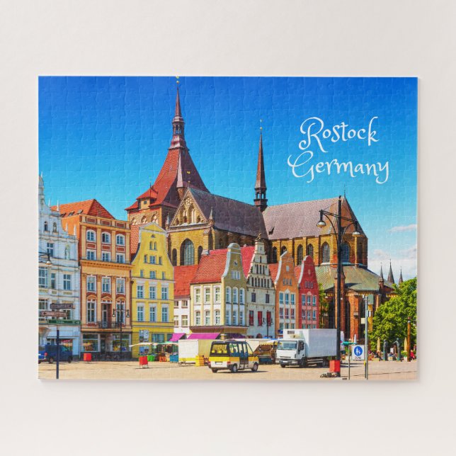 Rostock, Germany Historical Buildings  Jigsaw Puzzle (Horizontal)