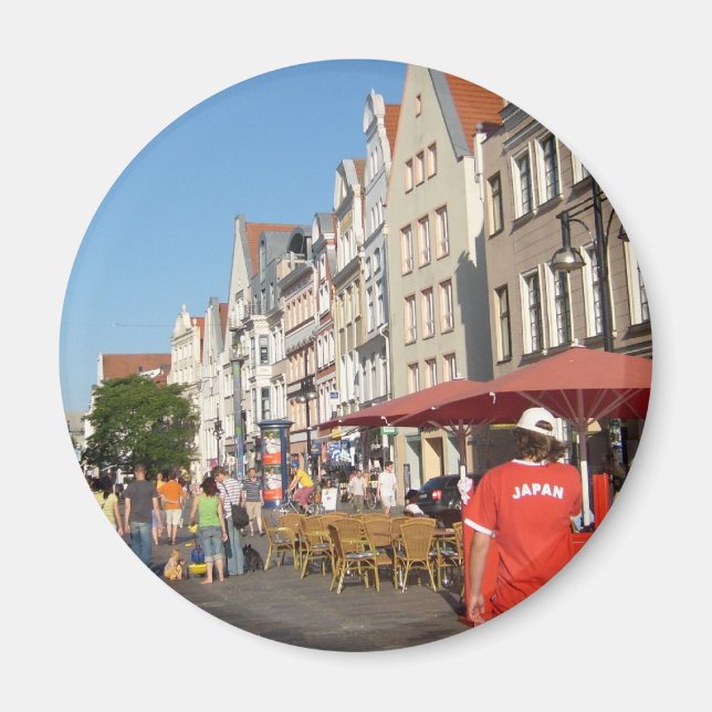 Rostock Germany Magnet (Front)