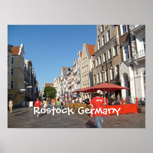 Rostock Germany Poster (Front)