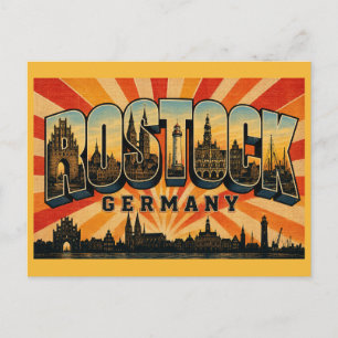 Rostock Germany Steintor Postcard
