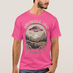 Roswell 1947 Abduction New Mexico Ufo Vintage Alie T-Shirt