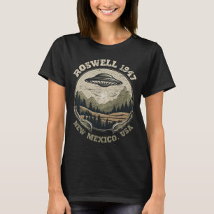 Roswell 1947 Abduction New Mexico Ufo Vintage Alie T-Shirt