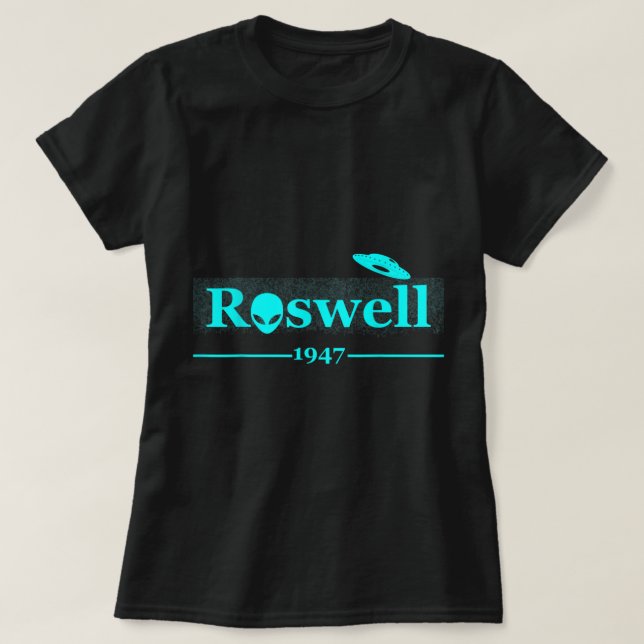 Roswell 1947 Alien UFO New Mexico Believers Gift T T-Shirt (Design Front)