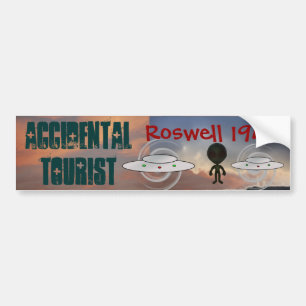 Roswell 1947 bumper sticker