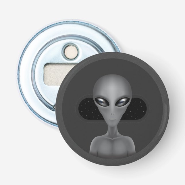 Roswell Alien Bottle Opener (Front)