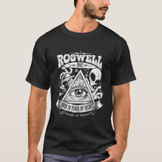 Roswell Alien Crash For An Ancient Astronaut Theor T-Shirt